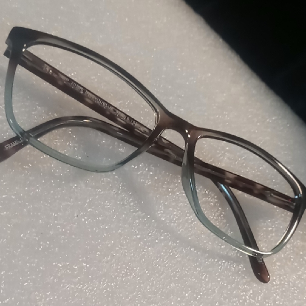Warby Parker Brown Tortoise Fade To Blue Stylish Glasses Frames Only